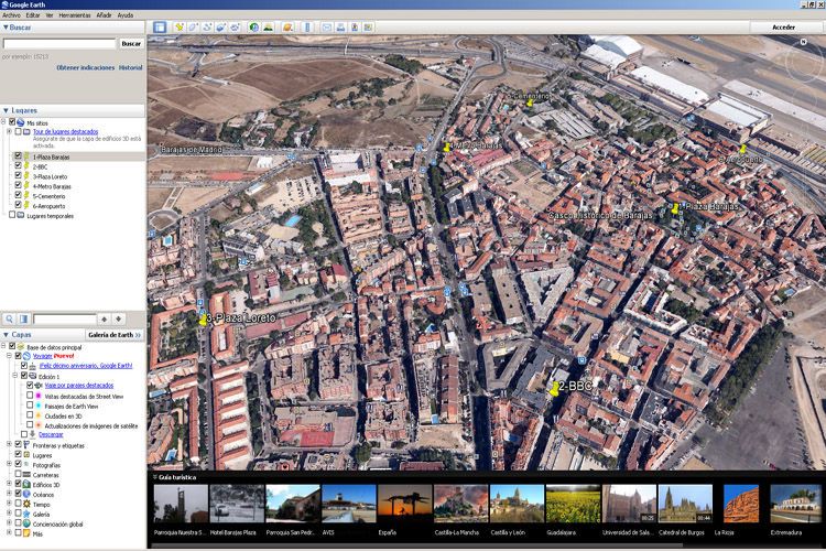 دليل صوتي للقطارات والحافلات السياحية - برنامج Google Earth لإنشاء مسار دليل صوتي لنظام تحديد المواقع العالمي (GPS)
